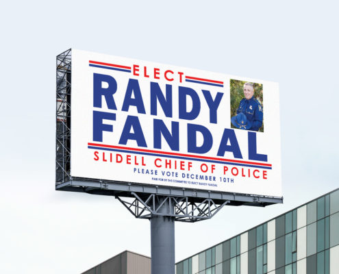 Billboard Design for Political Campaign