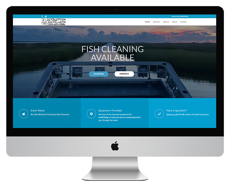 Charter Fishing Web Design