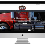 B and W Trucking Web Design