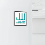 J. Walker Construction Logo Design