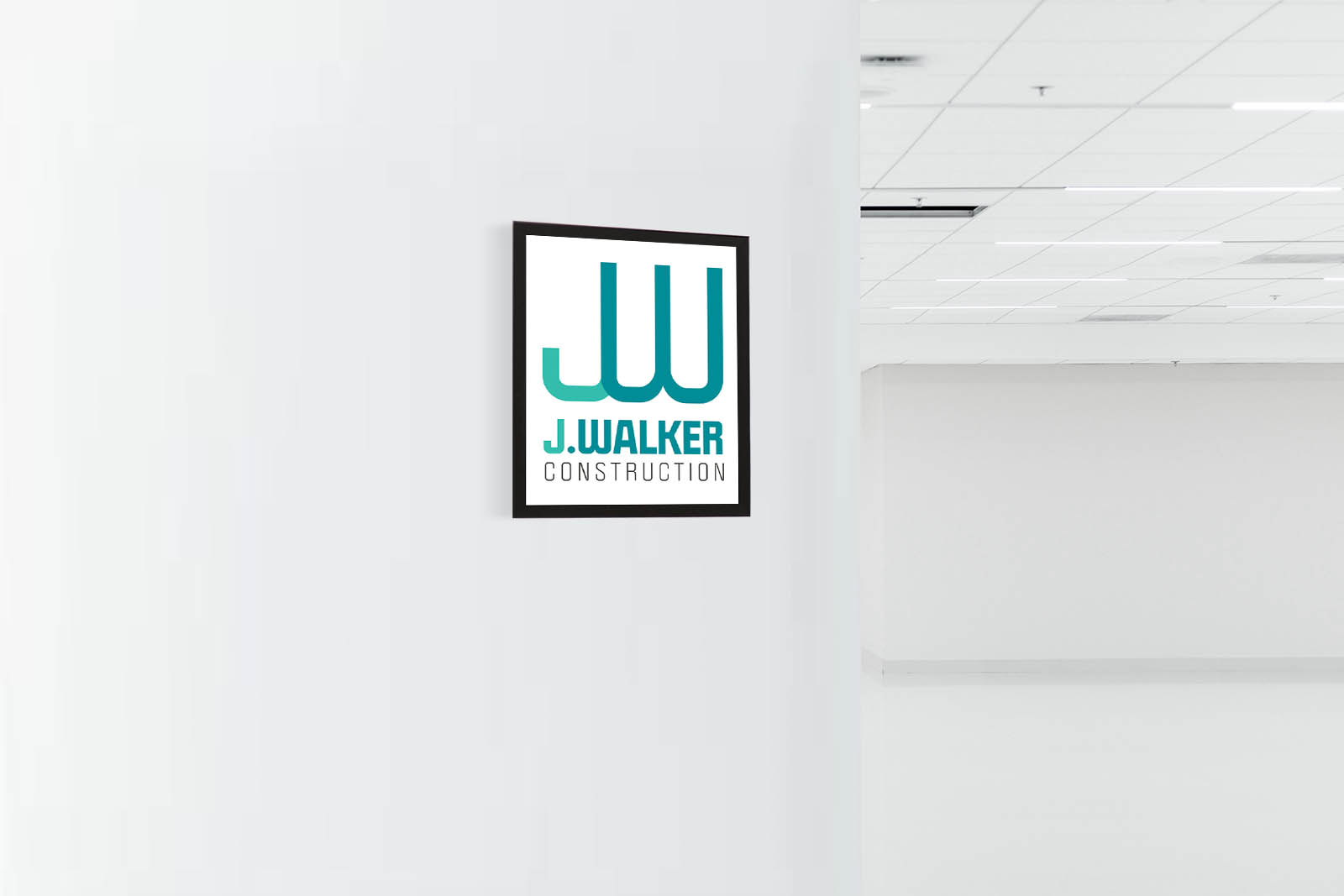J. Walker Construction Logo Design