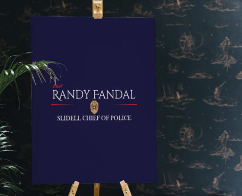 Logo Design - Randy Fandal for Slidell Chief of Police Campaign