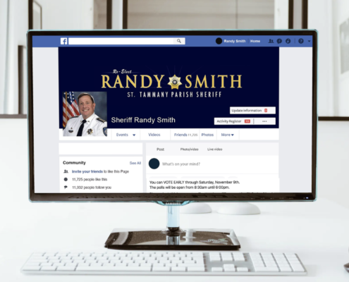 Social Media Political Campaign for Sheriff Randy Smith