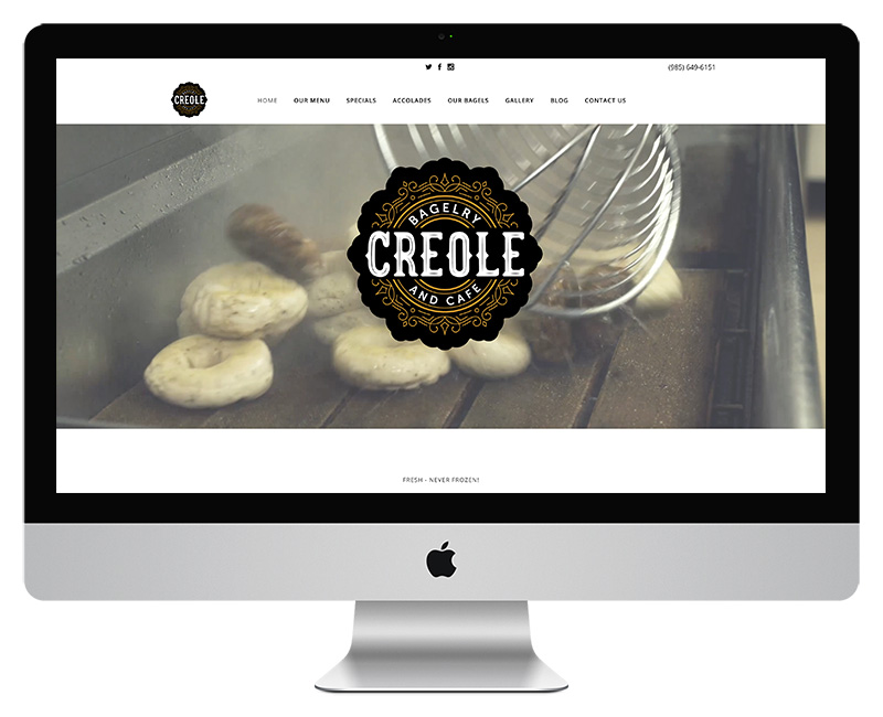Creole Bagelry Home Page 1