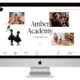 Amber Dance Academy Web Design - Home page 1