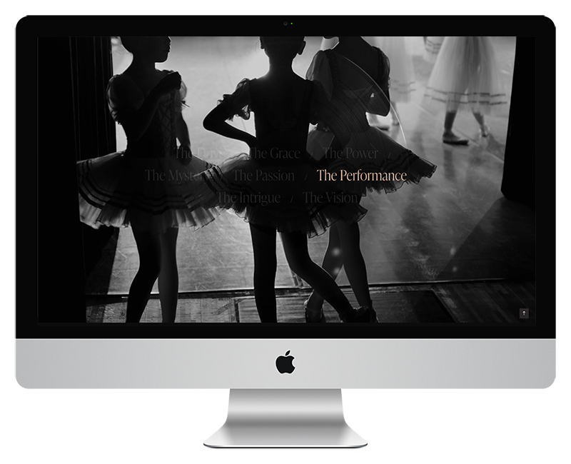 Amber Dance Academy Web Design Home page 9