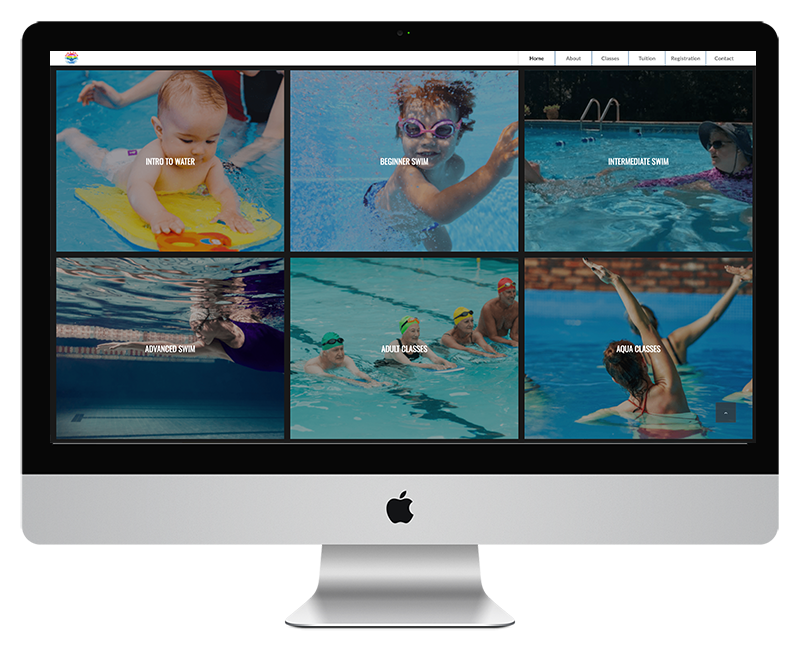 Kims Swim Lessons Web Design Home Page 5